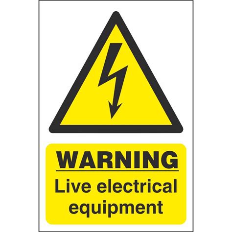 electric box sign|danger live electrical sign.